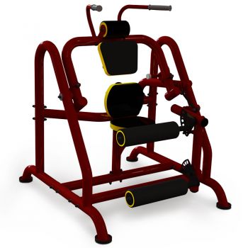 Тренажер Пресс машина, стискивание TurboGym ТД76-0240-DR (рубин) ― ФИТНЕСЦЕНТР.ru