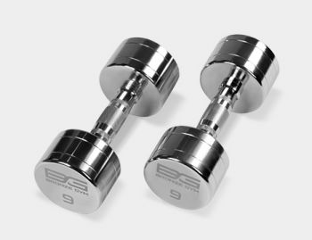 Гантель хромированная BRONZE GYM 9 кг ― ФИТНЕСЦЕНТР.ru