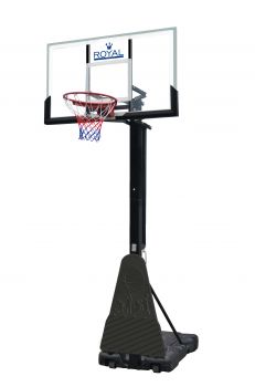 Мобильная баскетбольная стойка Royal Fitness 60", поликарбонат, арт. S023 ― ФИТНЕСЦЕНТР.ru