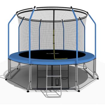 БАТУТ I-JUMP ELEGANT 16FT Green/Blue. ― ФИТНЕСЦЕНТР.ru