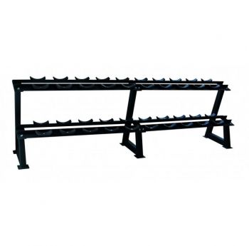Cтойка для гантелей двухуровневая DAYU FITNESS DY-DR-1020B ― ФИТНЕСЦЕНТР.ru
