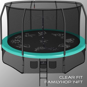 Батут Clear Fit FamilyHop 14Ft ― ФИТНЕСЦЕНТР.ru