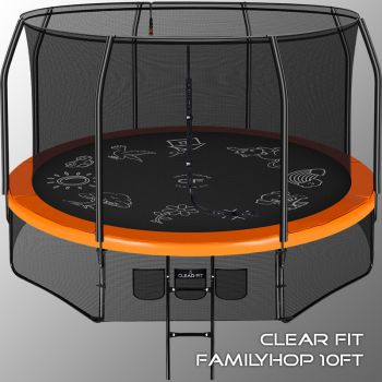 Батут Clear Fit FamilyHop 10Ft ― ФИТНЕСЦЕНТР.ru