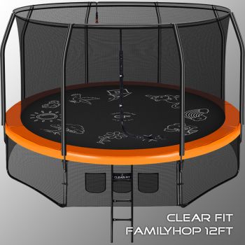 Батут Clear Fit FamilyHop 12Ft ― ФИТНЕСЦЕНТР.ru