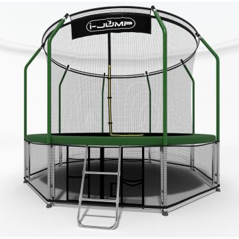 БАТУТ I-JUMP ELEGANT 8FT Green/Blue. ― ФИТНЕСЦЕНТР.ru
