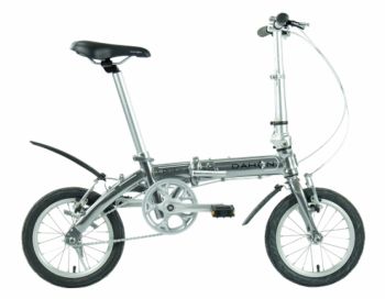 Велосипед складной Dahon Dove Uno Quick Silver 14" (2017) ― ФИТНЕСЦЕНТР.ru