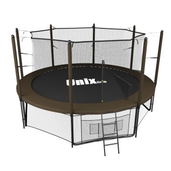 Батут UNIX line 10 ft Black-Brown (inside) ― ФИТНЕСЦЕНТР.ru