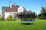 Батут с защитной сеткой и лестницей DIAMOND FITNESS EXTERNAL 10FT (305 см)