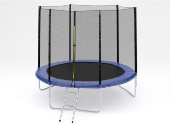 Батут с защитной сеткой и лестницей DIAMOND FITNESS EXTERNAL 6FT (183 см) ― ФИТНЕСЦЕНТР.ru
