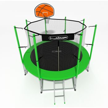 БАТУТ I-JUMP BASKET 8FT BLUE/GREEN ― ФИТНЕСЦЕНТР.ru