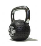 Гиря Original FitTools 12 кг с хромированной ручкой полиуретановая (CPU)