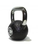 Гиря Original FitTools 10 кг с хромированной ручкой полиуретановая (CPU)