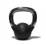 Гиря Original FitTools 4 кг с хромированной ручкой полиуретановая (CPU)