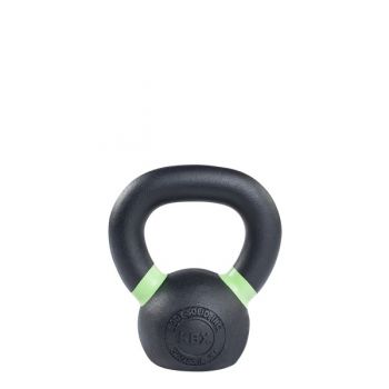 Гиря Original FitTools 4 кг чугунная светло-зеленый кант ― ФИТНЕСЦЕНТР.ru