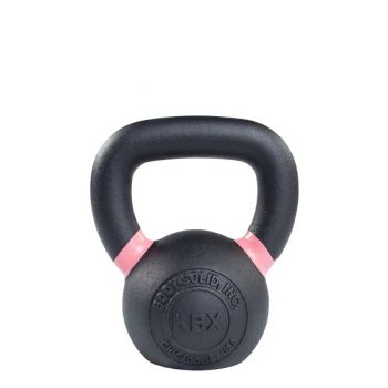 Гиря Original FitTools 8 кг чугунная розовый кант ― ФИТНЕСЦЕНТР.ru