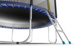 Батут EVO Jump External 10ft с внешней сеткой и лестницей (зеленый/синий).