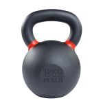 Гиря Original FitTools 32 кг чугунная красный кант