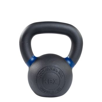 Гиря Original FitTools 12 кг чугунная синий кант ― ФИТНЕСЦЕНТР.ru