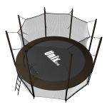 Батут UNIX line 8 ft Black-Brown (inside)