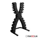 Гантельная стойка вертикальная Х-образная на 10 пар Pangolin Fitness DR137