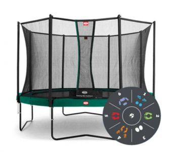 Батут Berg Champion Tattoo 430+ сетка Comfort 430 ― ФИТНЕСЦЕНТР.ru