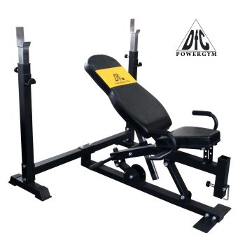 Силовая скамья со стойками DFC POWERGYM BN014 ― ФИТНЕСЦЕНТР.ru