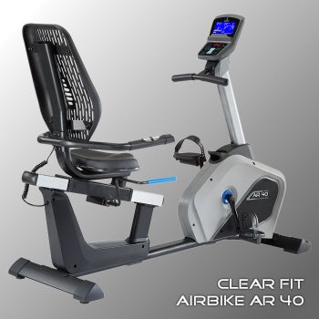 Велотренажер горизонтальный Clear Fit AirBike AR 40 ― ФИТНЕСЦЕНТР.ru