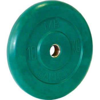 Диск обрезиненный цветной BARBELL 10 кг., d 31мм ― ФИТНЕСЦЕНТР.ru
