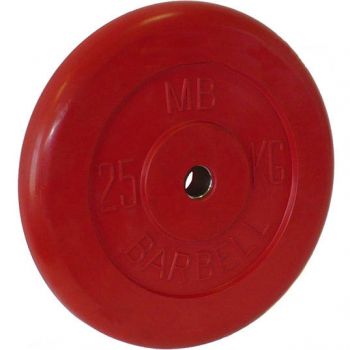 Диск обрезиненный цветной BARBELL 25 кг., d 26мм ― ФИТНЕСЦЕНТР.ru