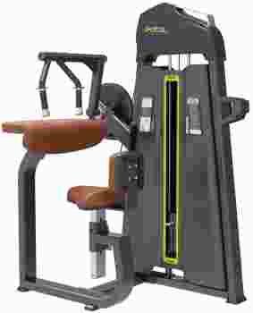 ТРИЦЕПС-МАШИНА СИДЯ. ПРЯМАЯ ПАРТА (SEATED TRICEP - FLAT). СТЕК 105 КГ. DHZ E-1027В ― ФИТНЕСЦЕНТР.ru