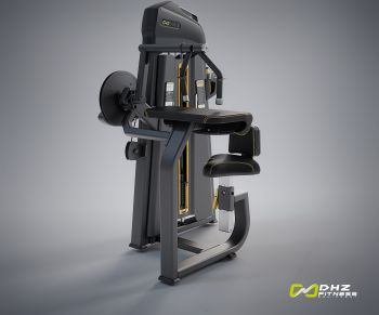 ТРИЦЕПС-МАШИНА СИДЯ. ПРЯМАЯ ПАРТА (SEATED TRICEP - FLAT). СТЕК 64 КГ. DHZ E-1027В ― ФИТНЕСЦЕНТР.ru