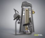 ТРИЦЕПС-МАШИНА СИДЯ. НАКЛОННАЯ ПАРТА (TRICEP EXTANSION). СТЕК 64 КГ. DHZ E-1028В