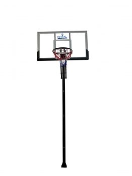 Стационарная баскетбольная стойка Royal Fitness 54”, поликарбонат, арт. S025S-IN-GROUND ― ФИТНЕСЦЕНТР.ru