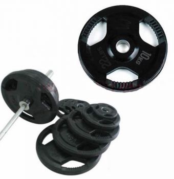 Диск олимпийский черный Dayu Fitness DY-H-2012C-25.0 ― ФИТНЕСЦЕНТР.ru